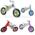 Nova bicicleta design infantil, bicicleta de equilíbrio popular para crianças e bicicleta de madeira